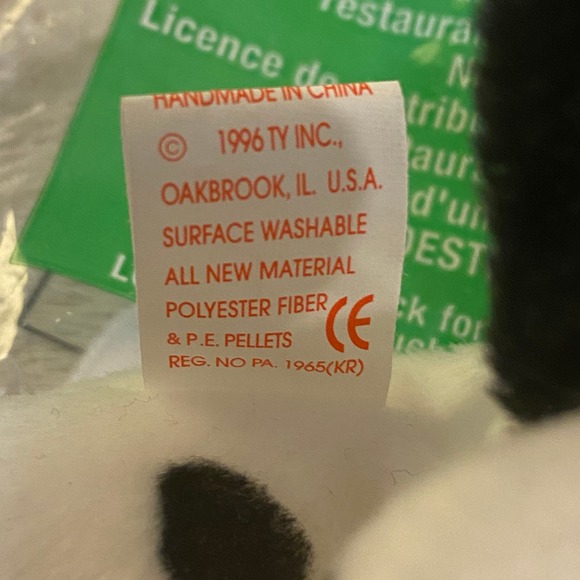 🐾 RARE Ty Beanie Baby DOTTY & UNOPENED TEENIE DOTTY - both have TAG ERRORS! 🐾 - Picture 15 of 16